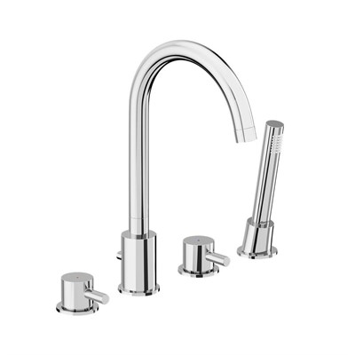 Смеситель на борт ванны Damixa Scandinavian Pure 360400000 Хром 360400000 - фото 546473