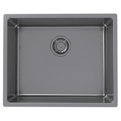 Мойка кухонная Alveus Kombino 50 Monarch Аnthracite SAT 542X442X195 U нержавеющая сталь, с выпуском, без сифона 1122673 - фото 546638