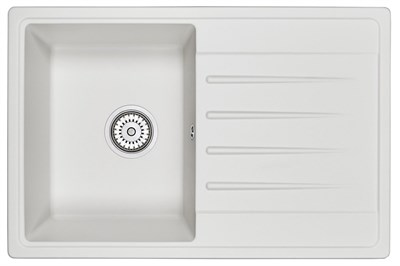 Кухонная мойка Granula ST-7602 7602wh, арктик 7602, БЕЛЫЙ - фото 553064