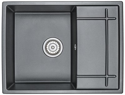 Кухонная мойка Granula GR-6501 6501sv, шварц 6501, ШВАРЦ - фото 553148