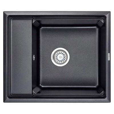 Кухонная мойка Granula KS-6004 6004sv, шварц 6004, ШВАРЦ - фото 553341