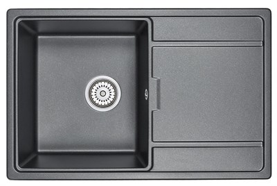 Кухонная мойка Granula GR-7804 7804sv, шварц 7804, ШВАРЦ - фото 553469