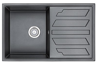 Кухонная мойка Granula GR-8002 8002sv, шварц 8002, ШВАРЦ - фото 553472