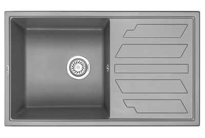 Кухонная мойка Granula GR-8002 8002al, алюминиум 8002, АЛЮМИНИУМ - фото 553495