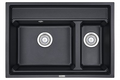 Кухонная мойка Granula KS-7302 7302sv, шварц 7302, ШВАРЦ - фото 553565