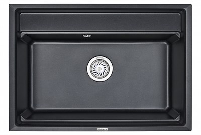 Кухонная мойка Granula KS-7301 7301sv, шварц 7301, ШВАРЦ - фото 553576