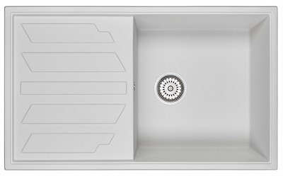 Кухонная мойка Granula GR-8601 8601wh, арктик 8601, АРКТИК - фото 553609