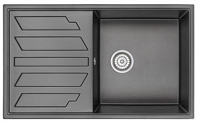 Кухонная мойка Granula GR-8601 8601bl, черный 8601, ЧЁРНЫЙ - фото 553618