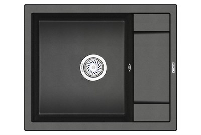 Кухонная мойка Granula GR-6002 6002bl, черный 6002, ЧЁРНЫЙ - фото 553692
