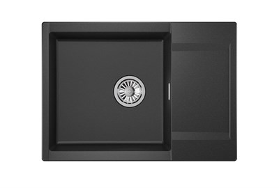Кухонная мойка Granula Estetica ES-7003 7003, Чёрный, чёрный 7003, ЧЁРНЫЙ - фото 554348