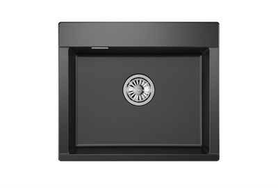 Кухонная мойка Granula Estetica ES-5804 5804, Шварц, шварц (чёрный металлик) 5804, ШВАРЦ - фото 554408
