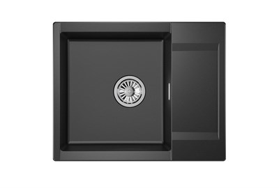 Кухонная мойка Granula Estetica ES-6202 6202, Шварц, шварц (чёрный металлик) 6202, ШВАРЦ - фото 554411