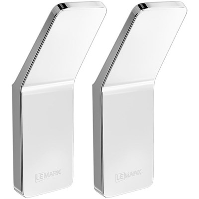 Крючок Lemark Smooth Line, 9711001, 2 штуки, хром 9711001 - фото 560341