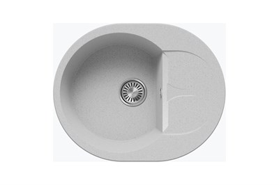 Кухонная мойка Polygran ATOL-620 №314 Светло-серый 854833 - фото 565973