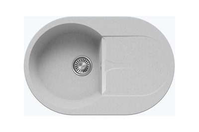Кухонная мойка Polygran ATOL-760 №314 Светло-серый 854864 - фото 565985