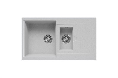 Кухонная мойка Polygran BRIG-870 №314 Светло-серый 854963 - фото 566074