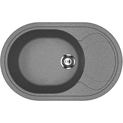 Кухонная мойка Ulgran Classic U-610-309 Темно-серая U-610-309 - фото 566707
