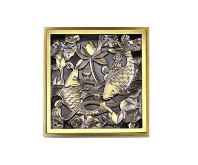 Решетка для душевого трапа Bronze de Luxe 21980, бронза 21980 - фото 567695