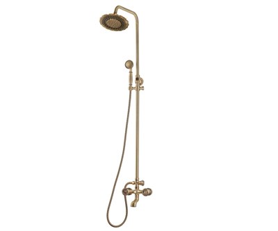 Душевая система Bronze de Luxe ROYAL 10121DF, бронза 10121DF - фото 567745