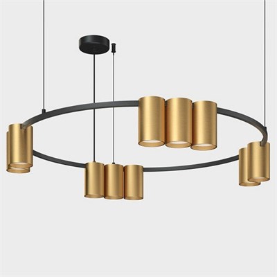 Подвесная люстра Denkirs Orbit DK4065-BK+SG dk_dk4065-bk_sg - фото 864992