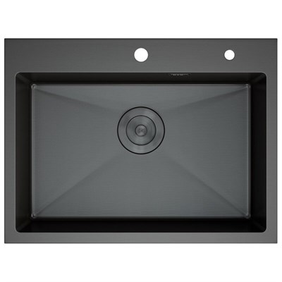 Мойка кухонная D&K, DKS605006, цвет графит DKS605006