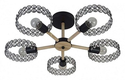 Люстра на штанге Escada Banjo 679/5P Black esc_679_5p_black