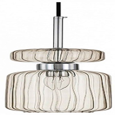 Подвесной светильник Escada Gloss 1141/1S Chrome/Beige esc_1141_1s_chrome_beige