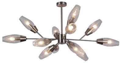 Люстра на штанге Escada Desire 10165/12PL Nickel esc_10165_12pl_nickel