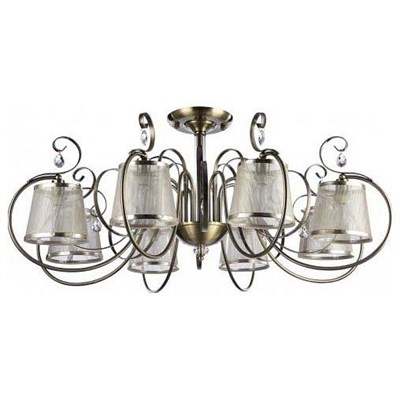 Люстра на штанге Freya Simone FR2020-CL-08-BZ MY_FR2020-CL-08-BZ