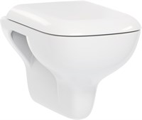 Подвесной унитаз Am.Pm Like FlashClean C801700SC безободковый с сиденьем микролифт (C801700SC) C801700SC