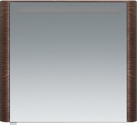 Зеркальный шкаф с подсветкой Am.Pm Sensation 80 M30MCL0801NF левосторонний, орех текстурированный (M30MCL0801NF)