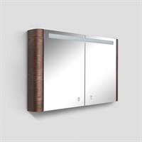 Зеркальный шкаф AM.PM Sensation 100 M30MCX1001TF с подсветкой Табачный дуб M30MCX1001TF