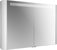 Зеркальный шкаф AM.PM Sensation 100 M30MCX1001WG с подсветкой, Белый глянцевый M30MCX1001WG