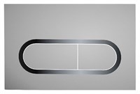 Кнопка слива Chrome сатин (X01454) X01454