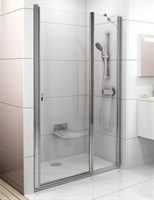 Душевая дверь Ravak Chrome CSD2-110 блестящий+транспарент (0QVDCC00Z1) 0QVDCC00Z1