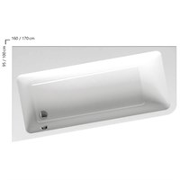 Акриловая ванна Ravak 10° 160x95 L C831000000 C831000000