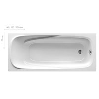 Акриловая ванна Ravak Vanda II 150x70 CO11000000 CO11000000