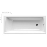 Акриловая ванна Ravak Classic 150x70 C521000000 C521000000