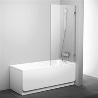 Шторка для ванны Ravak BVS1-80 хром+транспарент (7U840A00Z1) 7U840A00Z1