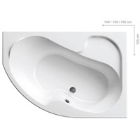 Акриловая ванна Ravak Rosa I 140x105 Правая (CV01000000) CV01000000