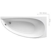 Акриловая ванна Avocado Ravak 150 x 75 Правая (CS01000000) CS01000000