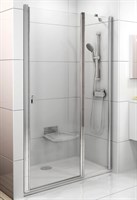 Душевая дверь Ravak Chrome CSD2-100 блестящий+транспарент  (0QVACC00Z1) 0QVACC00Z1