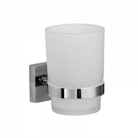 Подстаканник одинарный IDDIS Edifice матовое стекло латунь (EDIMBG1i45) EDIMBG1i45