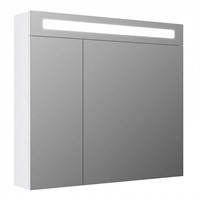 Шкаф-зеркало 80 см двухдверный белый New Mirro NMIR802i99 IDDIS (NMIR802i99) NMIR802i99
