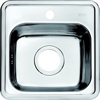 Мойка нержавеющая сталь полированная 380*380 Strit S IDDIS STR38P0i77 (STR38P0i77) STR38P0i77