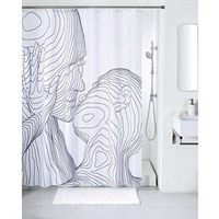 Штора для ванной комнаты 200*180 см полиэстер black&white IDDIS SCID150P (SCID150P)