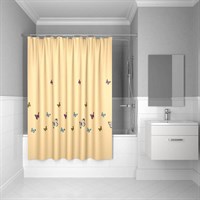 Штора для ванной комнаты IDDIS Butterfly 200*200 см yellow butterfly (SCID033P) SCID033P