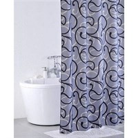Штора для ванной комнаты 200*200 см полиэстер Flower Lace grey IDDIS 410P20RI11 (410P20RI11) 410P20RI11