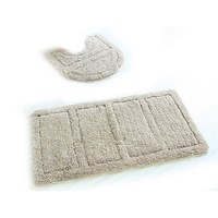 Набор ковриков для ванной комнаты IDDIS 60х90 + 50х50 см, микрофибра, Beige Landscape (242M590i13)
