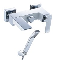 Смеситель Lemark Contest LM5814CW с коротким изливом, хром/белый LM5814CW